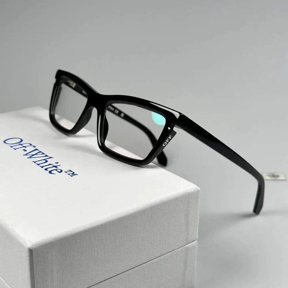 NWT Off-White Style 50 Black Cat Eye 59mm Eyeglasses